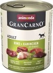 Animonda GranCarno Hundenassfutter Adult getreidefrei 800 g Rind & Kaninchen
