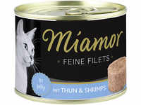 Miamor Feine Filets in Jelly Thun & Shrimps 185 g 185 g GLO629204637