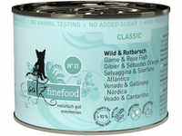 catzfinefood Catz Finefood Katzenfutter Classic No. 21 Wild & Rotbarsch 200 g