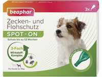 Beaphar Zecken- und Flohschutz SPOT-ON 3 x 1 ml für kleine Hunde bis 15 kg