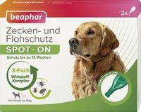 Beaphar Zecken- und Flohschutz SPOT-ON 3 x 2 ml f&uuml;r gro&szlig;e Hunde ab 15 kg