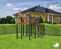 Weka Spielturm 816 D Tabaluga 167 x 160 x 250 cm braun-gr&uuml;n