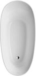 Ottofond Freistehende Badewanne Aviva 180 x 85 x 44 cm, wei&szlig;