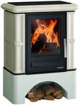 Justus Kaminofen Bavaria ahornwei&szlig; inkl. Sockel 7 kW