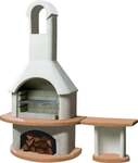 Buschbeck Grillkamin Carmen 65 x 180 x 203 cm mit Beistelltisch Georgia