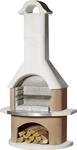 Buschbeck Grillkamin Davos wei&szlig;-terracotta 210 x 110 x 65 cm