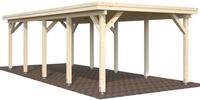 Palmako Carport Karl 315 x 732 cm naturbelassen