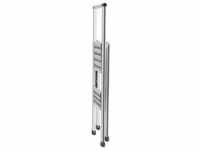Wenko Aluminium-Design Klapptrittleiter 2,30 m