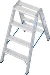 krause Aluminium-Doppelleiter STABILO 2,50 m