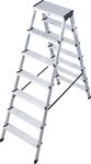 Krause Aluminium-Doppelleiter MONTO Dopplo 3,05 m