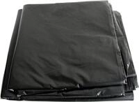Color Expert Abdeckplane schwer LDPE 75 my 4 x 5 m 20 m&sup2;, schwarz