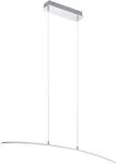 Eglo LED Pendelleuchte Lasana chrom 90 cm warmwei&szlig;