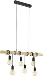 Eglo Pendelleuchte Townshend braun 100 x 10 cm E27, max. 60 W