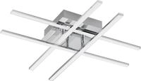 Eglo LED Deckenleuchte Lasana 1 chrom 4-flammig warmwei&szlig;