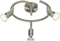 Brilliant 3er Spot Spirale Loona eisen &Oslash; 24 cm GU10, eisen, warmwei&szlig;