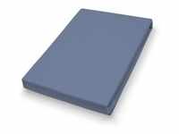 Vario Jersey-Spannbetttuch blau, 100 x 200 cm