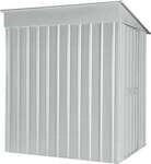 Globel Metallger&auml;tehaus Lean-To 56 155 x 180 x 203 cm silber-metallic