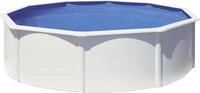 Gre Stahlwandpool Atlantis rund &Oslash; 350 x 132 cm, wei&szlig;