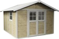 Grosfillex Gartenhaus Deco H 11 370 x 407 cm (inkl. Dach&uuml;berstand)