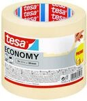 tesa Kreppband 3er Pack 3 x (50 m x 30 mm), transparent