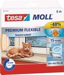tesa Moll Dichtungsprofil Super Flex 6 m, transparent