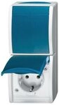 Busch-Jaeger Steckdose-Wechselschalter Ocean, Aufputz,2601/6/20 EW-53