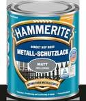 Hammerite Metall-Schutzlack 250 ml hellgrau matt