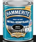 Hammerite Metall-Schutzlack 250 ml schwarz matt