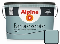 Alpina Farbrezepte Wandfarbe Gletscherblau matt 2,5L