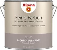 Alpina Feine Farben Wandfarbe No. 05 Dichter der Erde - nobles erdbraun 2,5 L