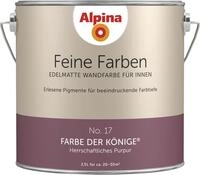 Alpina Feine Farben Wandfarbe No. 17 Farbe der K&ouml;nige - herrschaftliches purpur 2,5