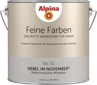 Alpina Feine Farben Wandfarbe No. 02 Nebel im November - melancholisches...