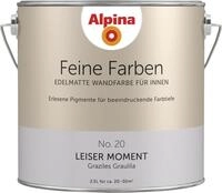 Alpina Feine Farben Wandfarbe No. 20 Leiser Moment - graziles graulila 2,5 L