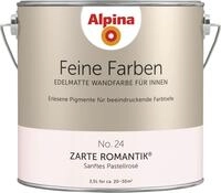 Alpina Feine Farben Wandfarbe No. 24 Zarte Romantik - sanftes pastellros&eacute; 2,5 L