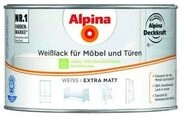 Alpina Wei&szlig;lack f&uuml;r M&ouml;bel & T&uuml;ren 300 ml wei&szlig; extra matt