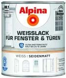 Alpina Wei&szlig;lack f&uuml;r Fenster & T&uuml;ren 2 L wei&szlig; seidenmatt