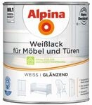 Alpina Wei&szlig;lack f&uuml;r M&ouml;bel & T&uuml;ren 750 ml wei&szlig; gl&auml;nzend