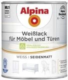 Alpina Wei&szlig;lack f&uuml;r M&ouml;bel & T&uuml;ren 750 ml wei&szlig; seidenmatt