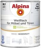 Alpina Wei&szlig;lack f&uuml;r M&ouml;bel & T&uuml;ren 2 L wei&szlig; seidenmatt