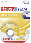 tesa doppelseitiger Klebefilm, 1 Rolle mit Abroller 7,5 m x 12 mm