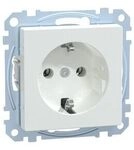 Merten Steckdose System M, aktivwei&szlig;, MEG2301-0325