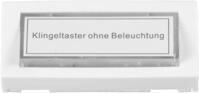 Heidemann Klingelplatte Kunststoff reinwei&szlig;