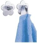 Wenko Wandhaken Fiore Edelstahl matt, chrom, 2er-Set