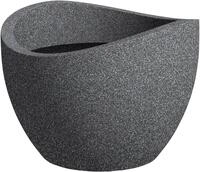 Scheurich &Uuml;bertopf Wave Globe Bowl &Oslash; 40 x 29,7 cm schwarz granit