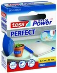 tesa extra Power Gewebeband Perfect 2,75 m x 19 mm, blau