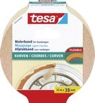 tesa Malerband f&uuml;r Kurven 25 m x 38 mm, beige