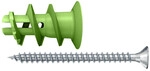Fischer Gipskartond&uuml;bel GK green S 22 mm - 5 St&uuml;ck