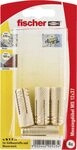 Fischer Messingd&uuml;bel MS 12.0 x 37 mm - 4 St&uuml;ck