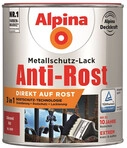 Alpina Metallschutz-Lack Anti-Rost 750 ml rot gl&auml;nzend