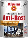 Alpina Metallschutz-Lack Anti-Rost 2,5 L hellgrau gl&auml;nzend